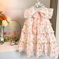 Drass Cute Character 2025 Keds Clothes Dress Dras Bsju Kid田S Modern Dress Mura Midi Dress Children's
