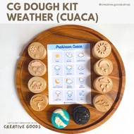 CG Dough Weather Playkit / Pramiraan cuaca theme playdough package