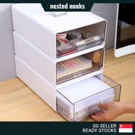 Stackable Desktop Drawer Storage Box Organizer Box A4 Drawer A5 Transparent Drawer Container Storage