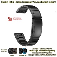 QFS Quick Fit 22mm Strap Garmin Forerunner 945 / Instinct - Stainless Steel Metal Watch Strap