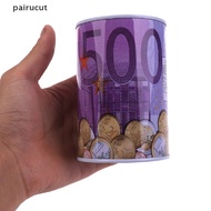 Pairucut Celengan Bentuk Silinder Holder Uang Koin Euro