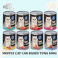 Sniffly Grain Free Cat Can Food Cat Wet Food Real Meat  Tuna 400g