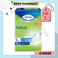 TENA Value Adult Diaper L 8'S - Pampers Dewasa, 成人纸尿片