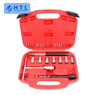 10pc Diesel Injector Seat Cutter Tool Cleaner Set Universal Tool Kit