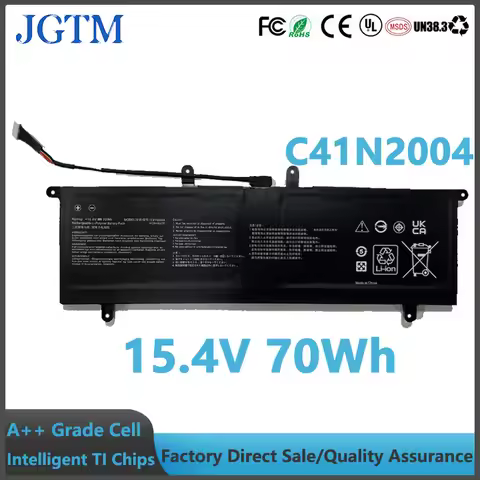 C41N2004 15.4V 70Wh Laptop Battery Replacement for Asus ZenBook Duo 14 UX482E UX482EA UX482EAR UX482