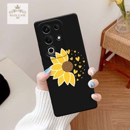 Softcase Itel S25 ULTRA - rajacase - Casing Itel S25 ULTRA - Motif case Bunga - Itel - Softcase Itel