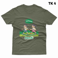Kaos Anak Karakter TK Taman Kanak Custom Sablon Nama dan Sekolah Usia 1-12 Th Terlaris