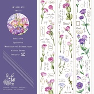Washi Tape - Loi Design: 5cm Washitape ( Papertape ) - Eustoma