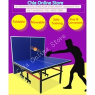 Foldable Ping Pong Table Tennis W/Wheels Meja