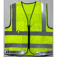 vest security keselamatan guard vest hi viz mesh reflector vest.