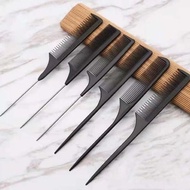 Pointed tail hair comb Hair cutting comb Household curly hair comb Steel tail hair comb