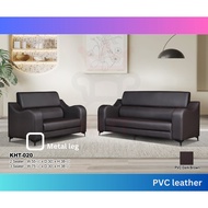 (KL & Selangor) PVC Leather Modern Sofa 2 and 3 Seater Sofa (KHT-020)