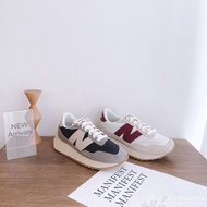 -EJ- NEW BALANCE 237 Cream Black Wine Red Women's Shoes NB MS237SC