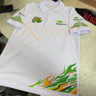 POLOSHIRT PEGADAIAN 123 GO COLLAR T-SHIRT OFFICE UNIFORM EMPLOYEE STAFF ANNIVERSARY WEBINAR BUMN SEM