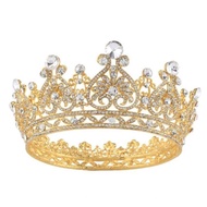 -: 20201 New Style King Crown Prince Crown Men's Pageant Beauty Crown Queen Performance Crown Unisex
