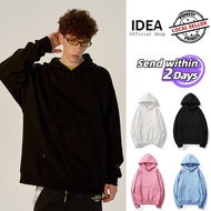 Ready Stock-Men's Korean Hoodie Spring and Autumn Fashion New  Solid-color Simple DesignCasual Hoodi