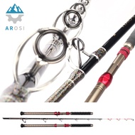 300-700g Lure fishing rod Boat Fishing Rod Medium and Deep Sea Use Durable Fiberglass Rod