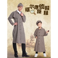 Adult Detective Sherlock Holmes Movie Clothes Drama Detective Costume Sherlock Children Stage Perfor