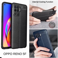 " Casing Softcase Leather Oppo Reno 5F Soft Back Case
