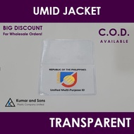UMID Card Jacket (Transparent) | Card Holder | ID Cover