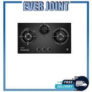 EF EFH 7630 TN VGB 3 Burners Glass Gas Hob -Black