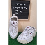 Preloved FILA rubber shoes for women D1905