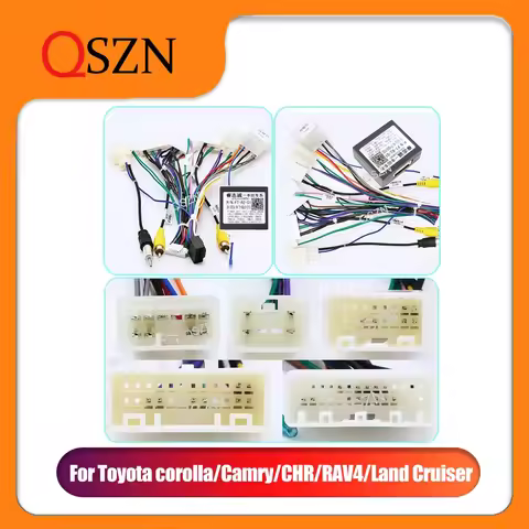 Canbus Box FT-RZ-01 FT-RZ-02 For Toyota corolla/Camry/CHR /RAV4/ LAND CRUISER With Wiring Harness Po