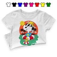 Cute Holiday Snoopy Peanut Beagle Dog Cartoon Anime Unisex Boy Girl Tee Clothes Tshirt Lelaki T Shir