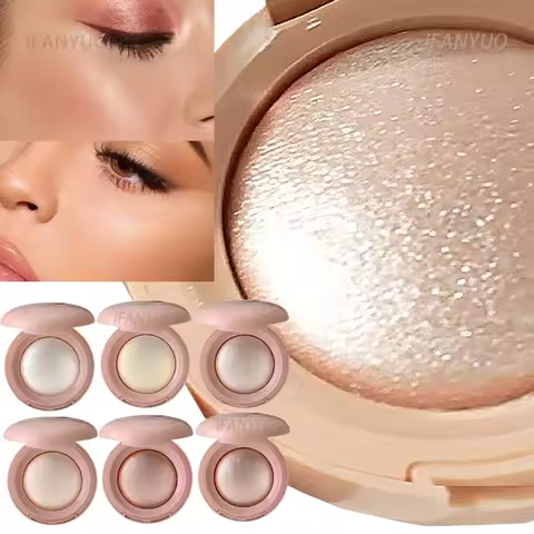 Highgloss Makeup Highlighter Smooth Mashed Potato Texture Highlight Pearlescent Contour Long-lasting