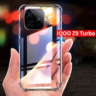 For Vivo IQOO Z10 Z9 Z9X Turbo+ X Pro 2024 Phone Case Clear Transparent Casing Shockproof IQOOZ9 IQO