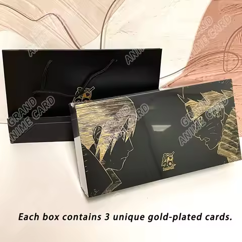 Naruto 20th Anniversary Gift Box Cardfun Official Collection Card Box Sasuke Limited Metal Card Rare