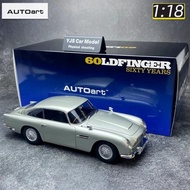 New

 Autoart 1/18 FOR Aston Martin DB5 Goldfinger (Silver)  ABS door full open sports car model sta