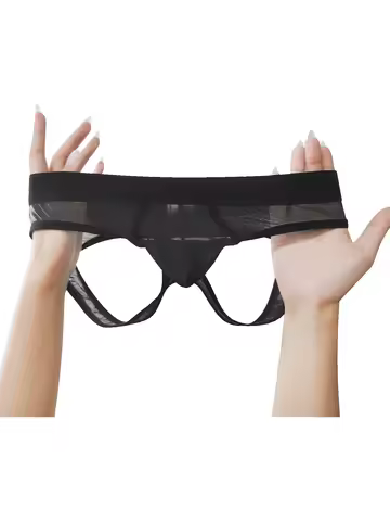 Men Underwear Thongs Jockstrap Backless Breathable Jock Strap Homme Slip Erotic String Homens Men Me