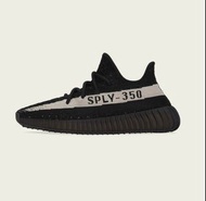 全新 香港行貨 US8 adidas Yeezy Boost 350 V2 Core Black White OREO 黑白色 US 8