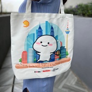 Quby Tote Bag Canvas Bag Grocery Bag Kotex Huggies Limited Edition 乖巧宝宝帆布袋 环保袋 限量版 Ready Stock