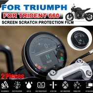 FOR Triumph Trident 660 TRIDENT660 2021 2022 2023 Accessories Cluster Scratch Protection Film Screen