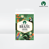 Pandora Coffee เมล็ดกาแฟ บราซิล Brazil Santos คั่วกลาง Medium Roast