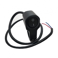 Black handlebar switch with 3 pin waterproof plug for electric scooter and moped