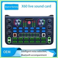 Live Sound Card Sound Mixer Sound Effects Board Rechargeable Audio Recording Mixers Music Mixer Board Audio Mixer Podcast yamysesg