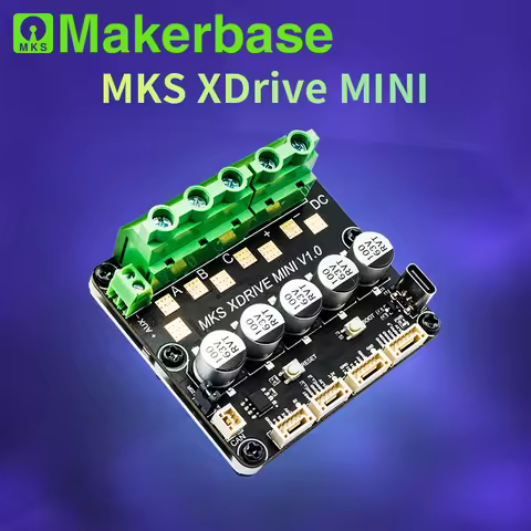 Makerbase MKS XRIVE MINI High-Precision Brushless Servo Motor Controller, Based On ODrv V3.6 with AS