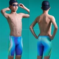 hosa Teen Boys Swim Jammer - New FINA Approved Competition Swim Trunks, Quick Dry for Swim Meets