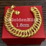 Gelang tangan lipan sajat emas Bangkok cop 916 (bukan emas Korea claim Bangkok).