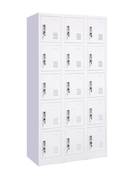 [ส่งฟรี] DECENT ตู้ล็อคเกอร์ 15 ช่อง เหล็กหนา0.6มม [ออกใบกำกับภาษีได้]