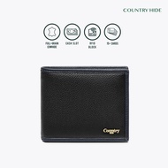 COUNTRY HIDE METRO Full Grain Cowhide RFID BLOCKING Bi-Fold Mid Flip Short Wallet CH00-HW20217