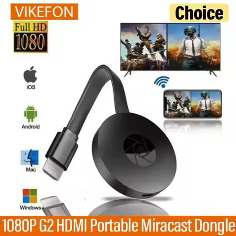 HDMI-Compatible 1080P For MiraScreen Display Anycast Wifi Portable Miracast Dongle Compatible For TV