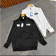 OASIS BLACK AND WHITE TRACKTOP JACKET