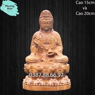 Buddha Buddha Buddha Statue Theatre Theatre Buddha Is 15cm And 20cm High In Green Cypress Wood