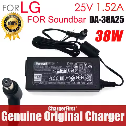 25V 1.52A 38W DA-38A25 EAY64290801 25V 1.52A 38W Soundbar Adapter for SN4A SJ4R SJC8 LASC58R SKM6Y S