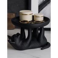Decorative Cat Jewelry Stand - Modern Cat Display for 3D Accessories