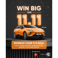 MG MG4 Hatchback EV - SPECIAL PRICE: $155,888 -$500 DEPOSIT TO RECEIVE $1K SHOPEE VOUCHER BONUS